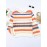 [Bohemian Knit Top] Vintage Bohemian Style Color Block Knit Top - Hollow-Out Design, Long Sleeve, Round Neck Pullover for Women