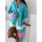 Women'S Elegant Striped Cardigan - Fashionable Off-the-Shoulder Long Sleeve, Deep V-Neck, Large Size, Spring/Fall, Pocket, Casual Wear|Vneck Cardigan|Stretchy Fabric