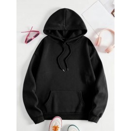 Women'S Cozy Fleece Hoodie with Humorous 