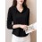 Women's Hooded Sweatshirt - All-Season Casual Pullover Hoodie with Front Button Closure, Machine Washable Sweater for Everyday & Formal Outfits, Relaxed Style, Sleek Appearance, Soft Texture, Stylish Top, Trend Followers