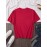 Women's Black Cherry Print Short Sleeve T-Shirt - Geometric Pattern with Pink Cherries & Green Leaves, 180gsm Polyester, Round Neck, All-Season Casual Top, Machine Washable, Cherry Tshirt, Playful Design, Texture