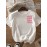 Women's Casual Short Sleeve T-Shirt with Bold 