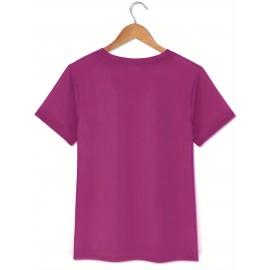 [Playful Squirrel Graphic Tee] Playful Print Top | Women's Casual 