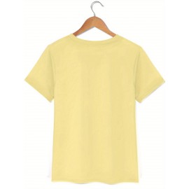 [Playful Squirrel Graphic Tee] Playful Print Top | Women's Casual 
