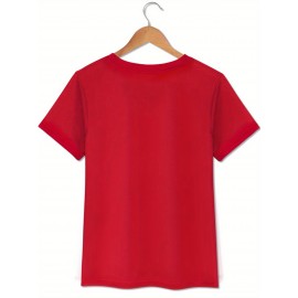 [Playful Squirrel Graphic Tee] Playful Print Top | Women's Casual 